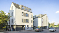 "Hirschgarten Apartments" Barrierefreie Erdgeschosswohnung mit 56 qm eigenem Garten - Außenansicht