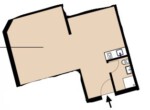 Renovierte 1-Zimmer-Wohnung im Herzen von Königstein zu vermieten! - Grundriss