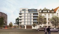 Mathildenstrasse Perspektive von Süden - Fertig projektiert für 982 m² Wohnfläche inkl. Baugenehmigung!